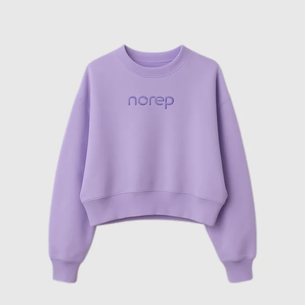 Poleron crop top oversize