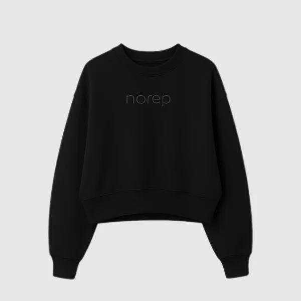 Poleron crop top oversize - Imagen 3